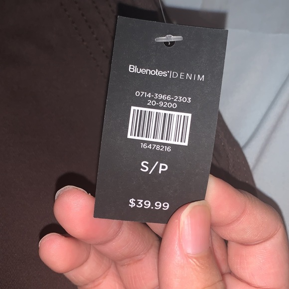 High Rise Baggy Cargo Pant Brown S/P - Picture 2 of 2